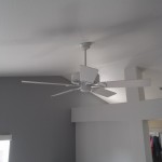 Ceiling fan on vaulted ceiling