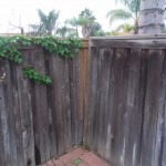 Leaning fence repair